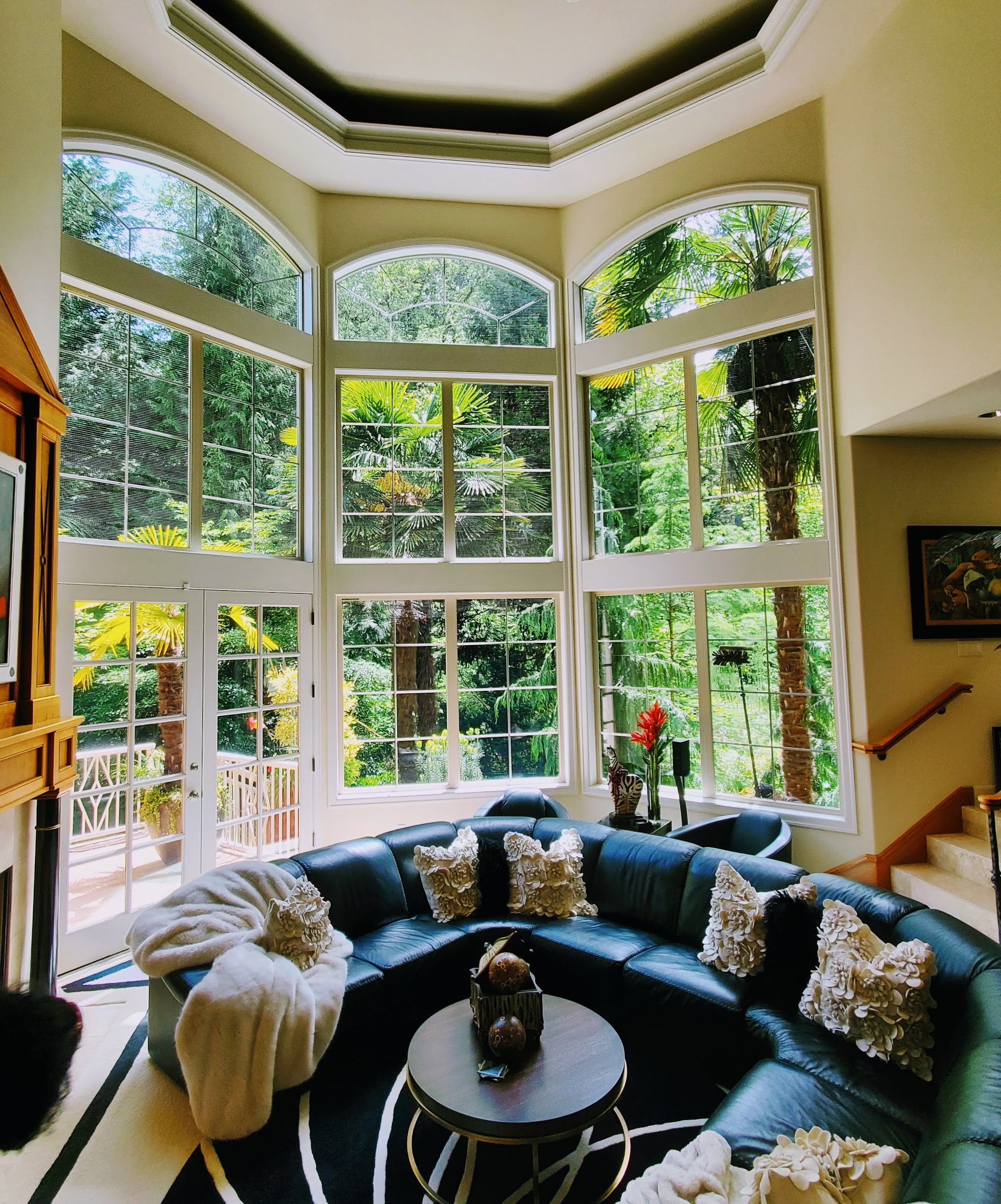 Sparkling clean windows after a Clearview Advance job